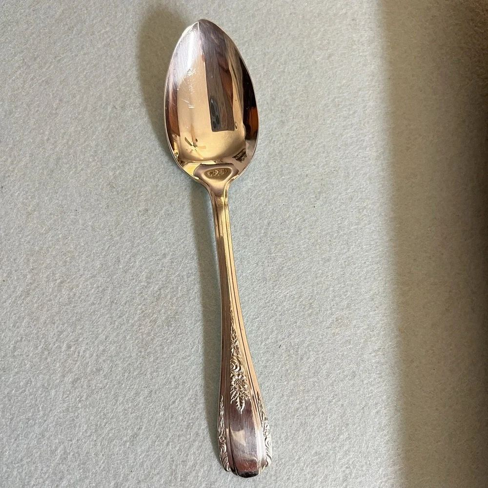 Silver Plated Flatware By CATARACT Plate Co. Ornate‎ Flower Design